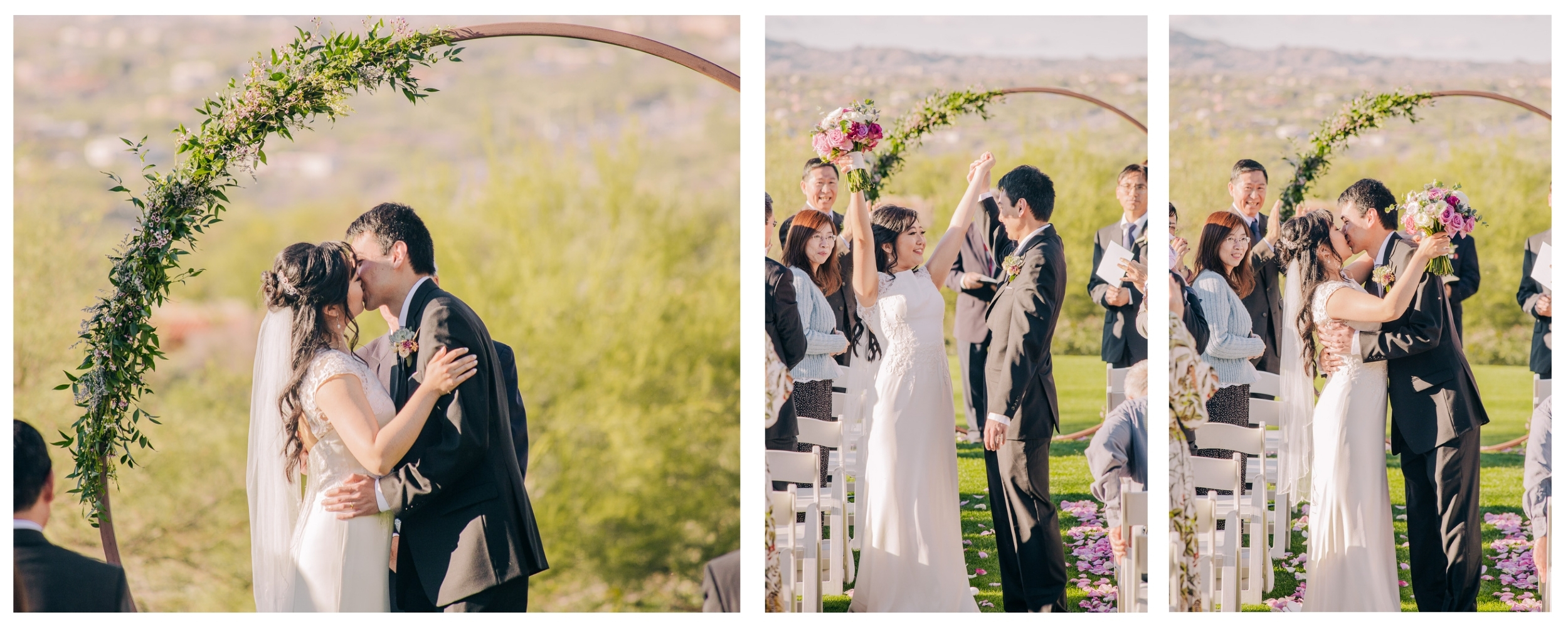 Hilton-El-Conquistador-Wedding---Tucson-Wedding-Photographer---Oro-Valley-Wedding-Photographer---Photographer-Near-Me---El-Conquistador-Resort-Wedding---Wedding-Ceremony---First-Kiss---Married---Just-Married